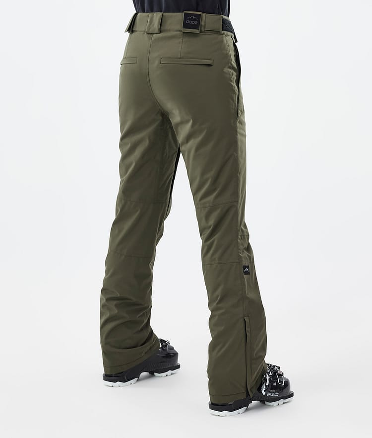 Dope Con W Pantalon de Ski Femme Olive Green, Image 4 sur 6