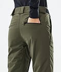 Dope Con W Pantalon de Ski Femme Olive Green, Image 6 sur 6