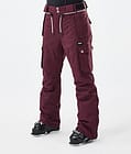 Dope Iconic W Pantalon de Ski Femme Burgundy, Image 1 sur 7