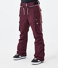 Dope Iconic W Pantalon de Snowboard Femme Burgundy, Image 1 sur 7