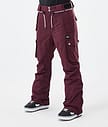 Dope Iconic W Snowboard Pants Women Burgundy