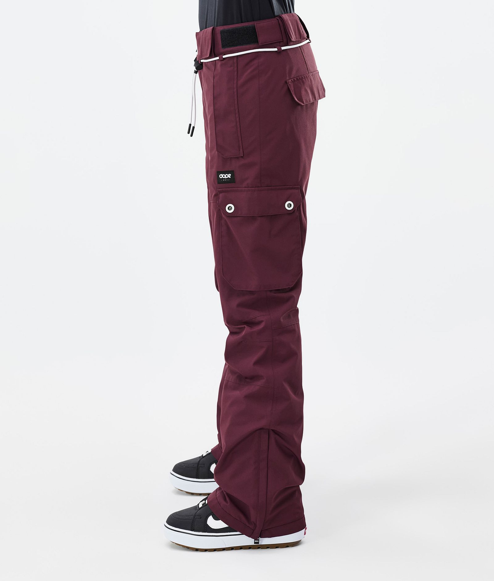 Dope Iconic W Kalhoty na Snowboard Dámské Burgundy, Obrázek 3 z 7