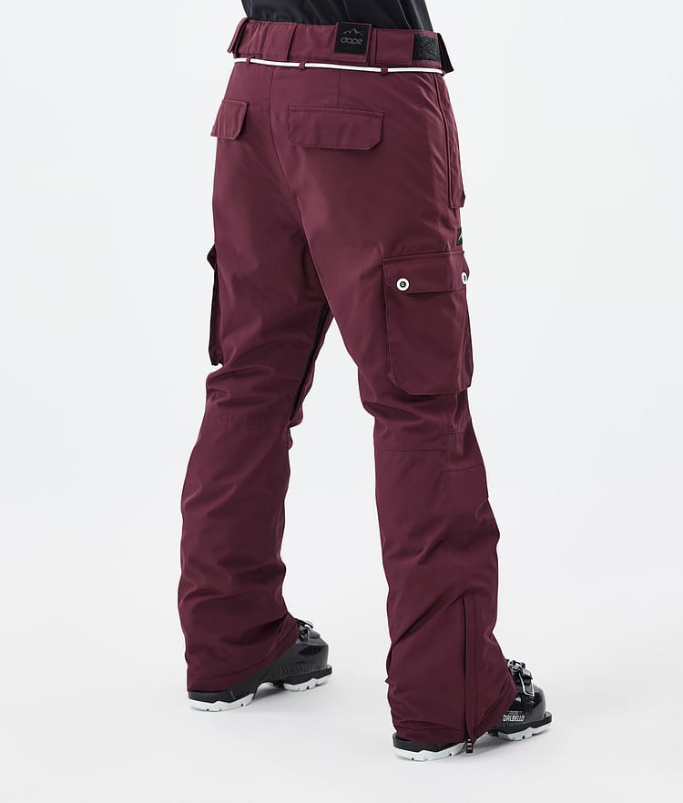 Dope Iconic W Pantaloni Sci Donna Burgundy