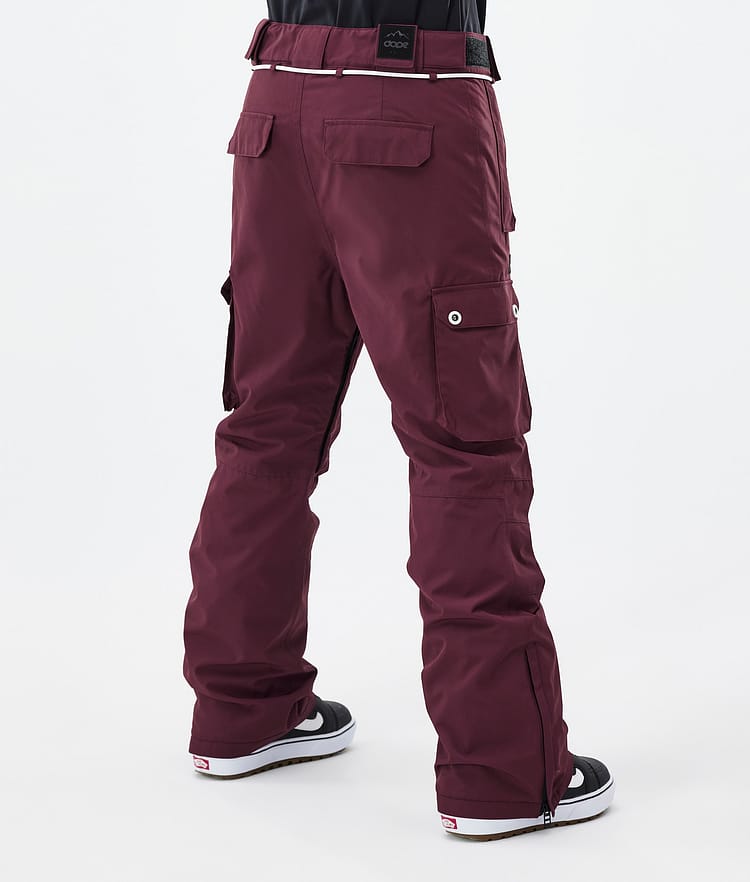 Dope Iconic W Pantalon de Snowboard Femme Burgundy, Image 4 sur 7