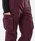 Dope Iconic W Kalhoty na Snowboard Dámské Burgundy, Obrázek 6 z 7
