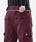 Dope Iconic W Pantalon de Snowboard Femme Burgundy, Image 7 sur 7