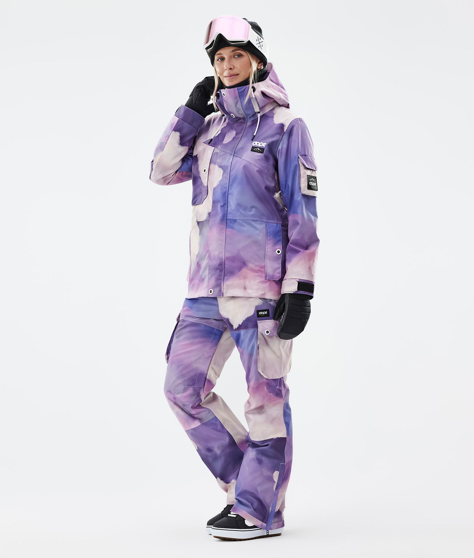 Dope Iconic W Pantalon de Snowboard Femme Heaven