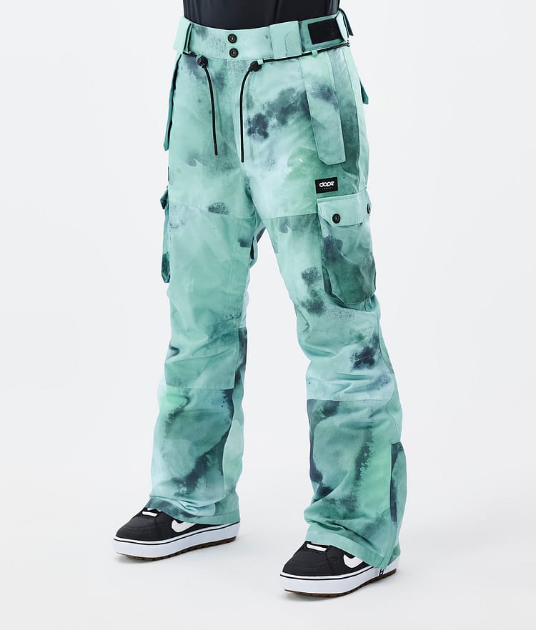 Dope Iconic W Pantaloni Snowboard Donna Liquid Green, Immagine 1 di 7