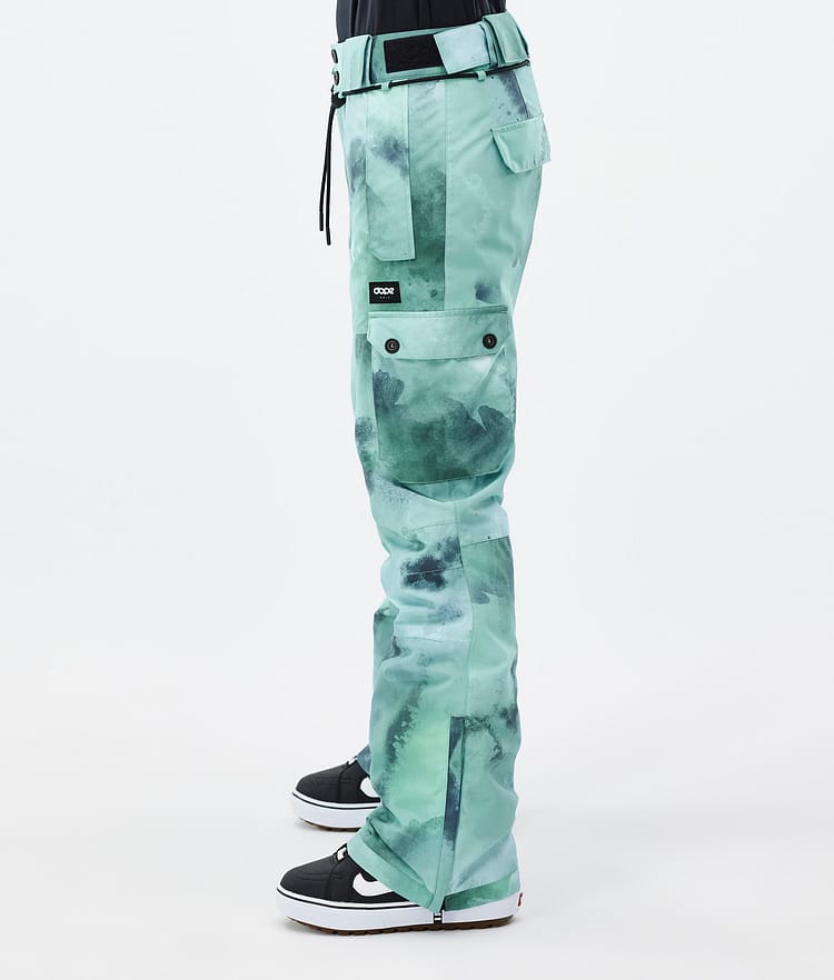 Dope Iconic W Pantalon de Snowboard Femme Liquid Green