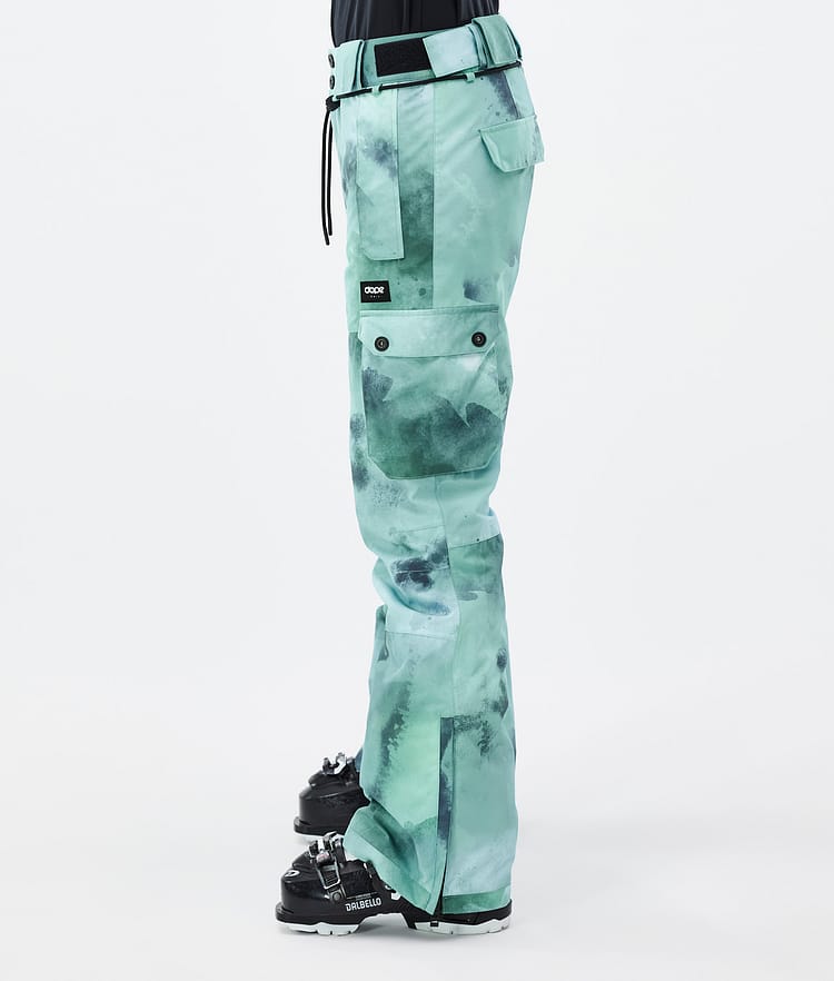 Dope Iconic W Pantalon de Ski Femme Liquid Green