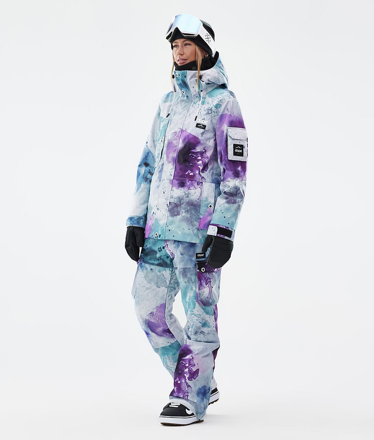 Dope Iconic W Pantaloni Snowboard Donna Spray Green Grape, Immagine 2 di 7