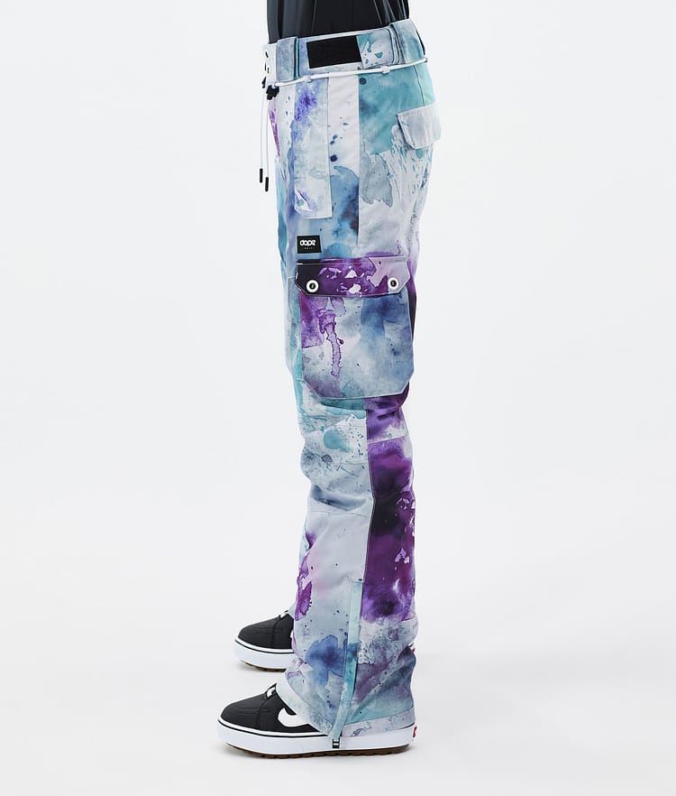 Dope Iconic W Pantaloni Snowboard Donna Spray Green Grape, Immagine 3 di 7