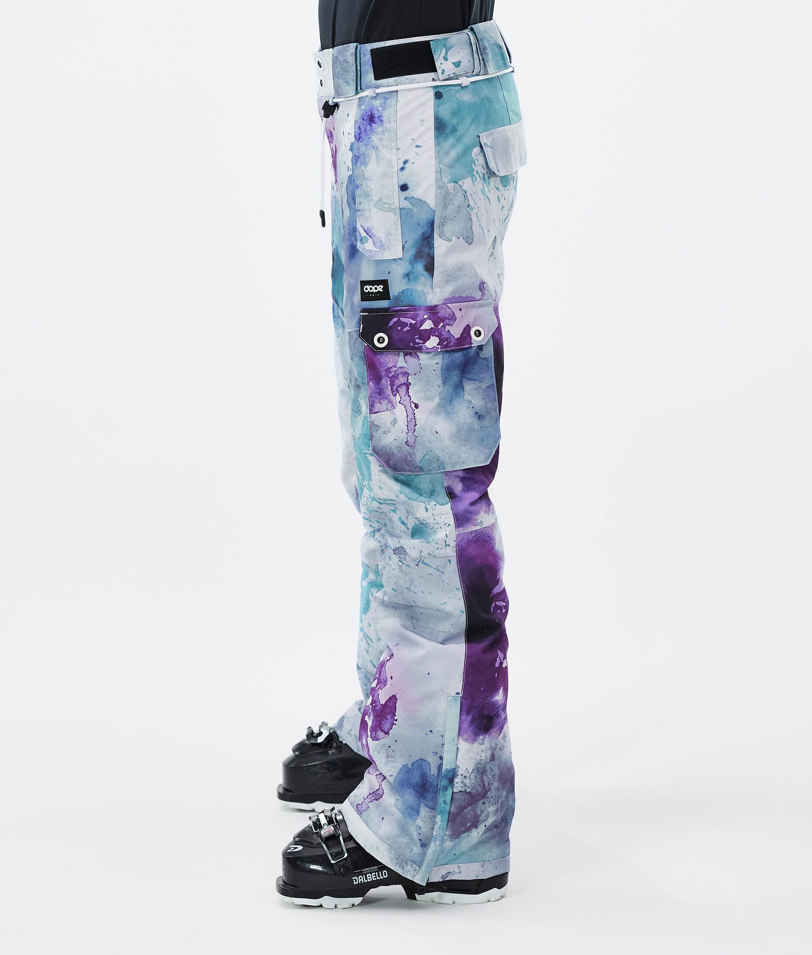 Dope Iconic W Pantalon de Ski Femme Spray Green Grape, Image 3 sur 7