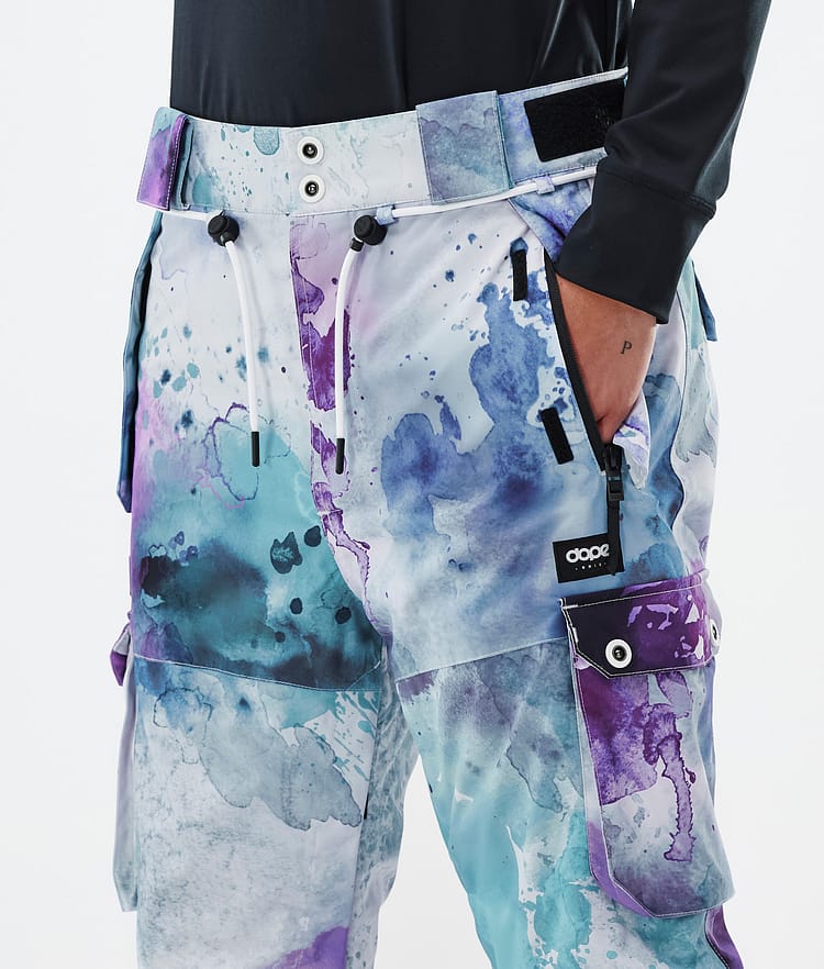 Dope Iconic W Pantaloni Snowboard Donna Spray Green Grape, Immagine 5 di 7