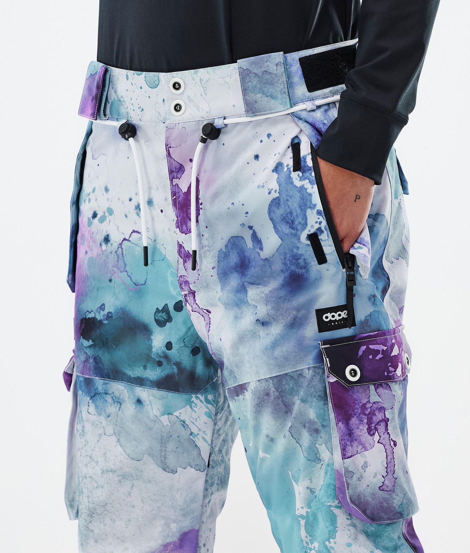 Dope Iconic W Pantalon de Ski Femme Spray Green Grape, Image 5 sur 7