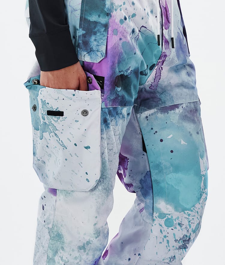 Dope Iconic W Pantaloni Snowboard Donna Spray Green Grape, Immagine 6 di 7