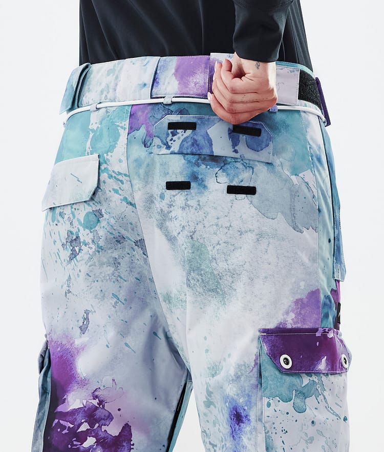 Dope Iconic W Pantaloni Snowboard Donna Spray Green Grape, Immagine 7 di 7