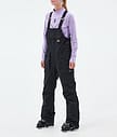 Dope Notorious B.I.B W Pantaloni Sci Donna Black