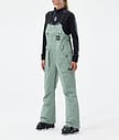 Dope Notorious B.I.B W Pantaloni Sci Donna Faded Green