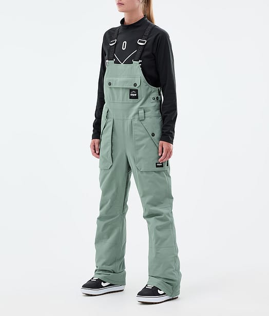 Dope Notorious B.I.B W Snowboard Pants Women Faded Green