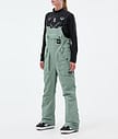 Dope Notorious B.I.B W Pantaloni Snowboard Donna Faded Green