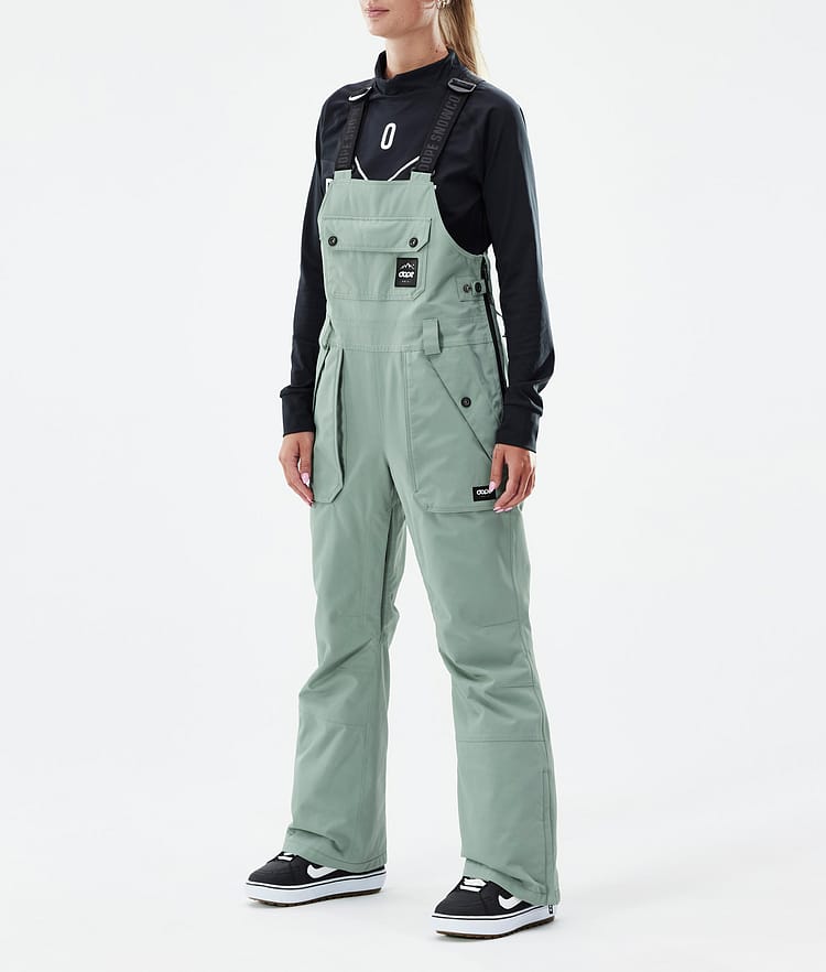 Dope Notorious B.I.B W Pantalon de Snowboard Femme Faded Green, Image 1 sur 7