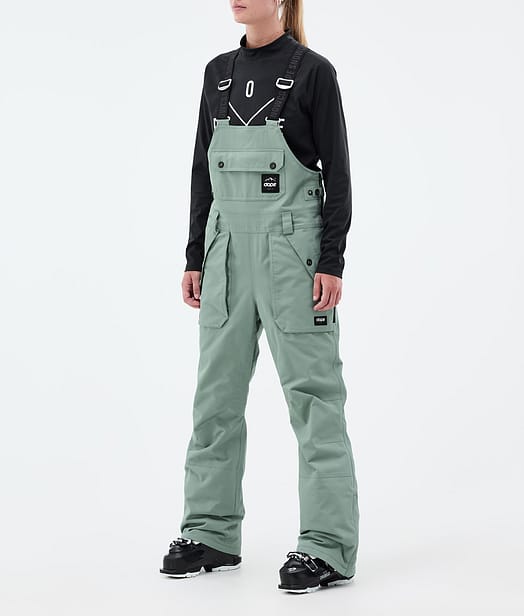 Dope Notorious B.I.B W Pantaloni Sci Donna Faded Green