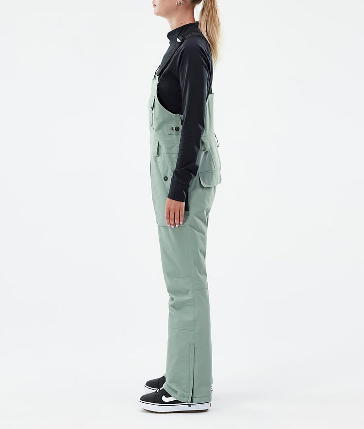 Dope Notorious B.I.B W Pantalon de Snowboard Femme Faded Green, Image 3 sur 7