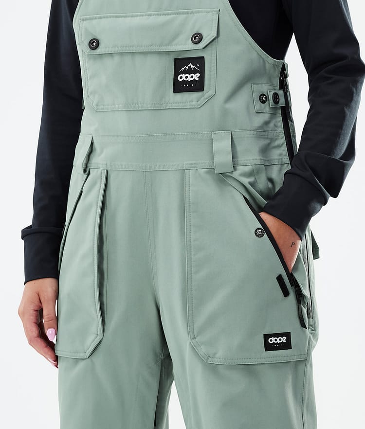 Dope Notorious B.I.B W Pantalon de Snowboard Femme Faded Green, Image 5 sur 7