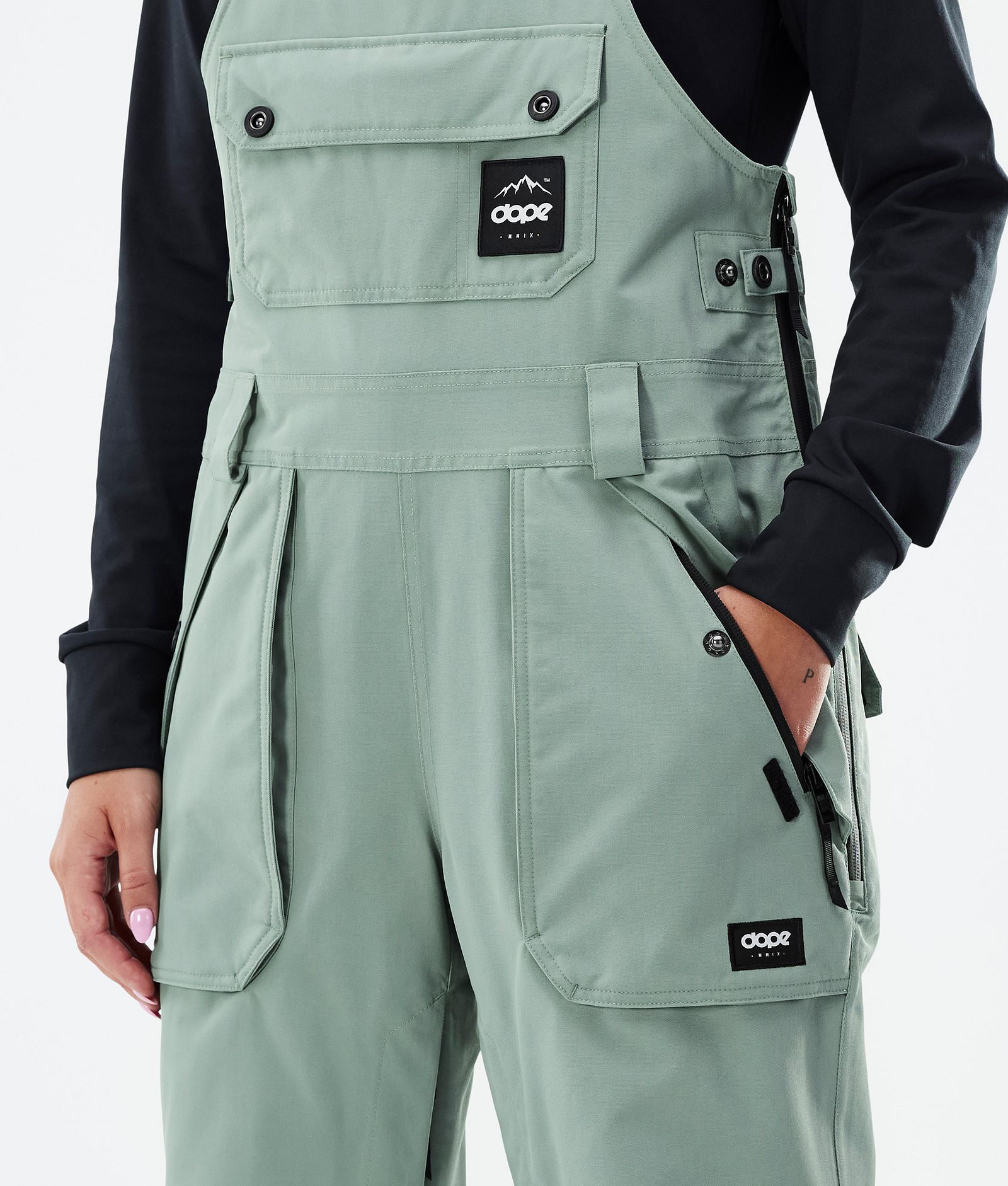 Dope Notorious B.I.B W Pantalon de Ski Femme Faded Green, Image 5 sur 7