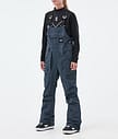 Dope Notorious B.I.B W Pantaloni Snowboard Donna Metal Blue