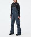 Dope Notorious B.I.B W Pantaloni Sci Donna Metal Blue