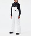 Dope Notorious B.I.B W Pantaloni Snowboard Donna Old White