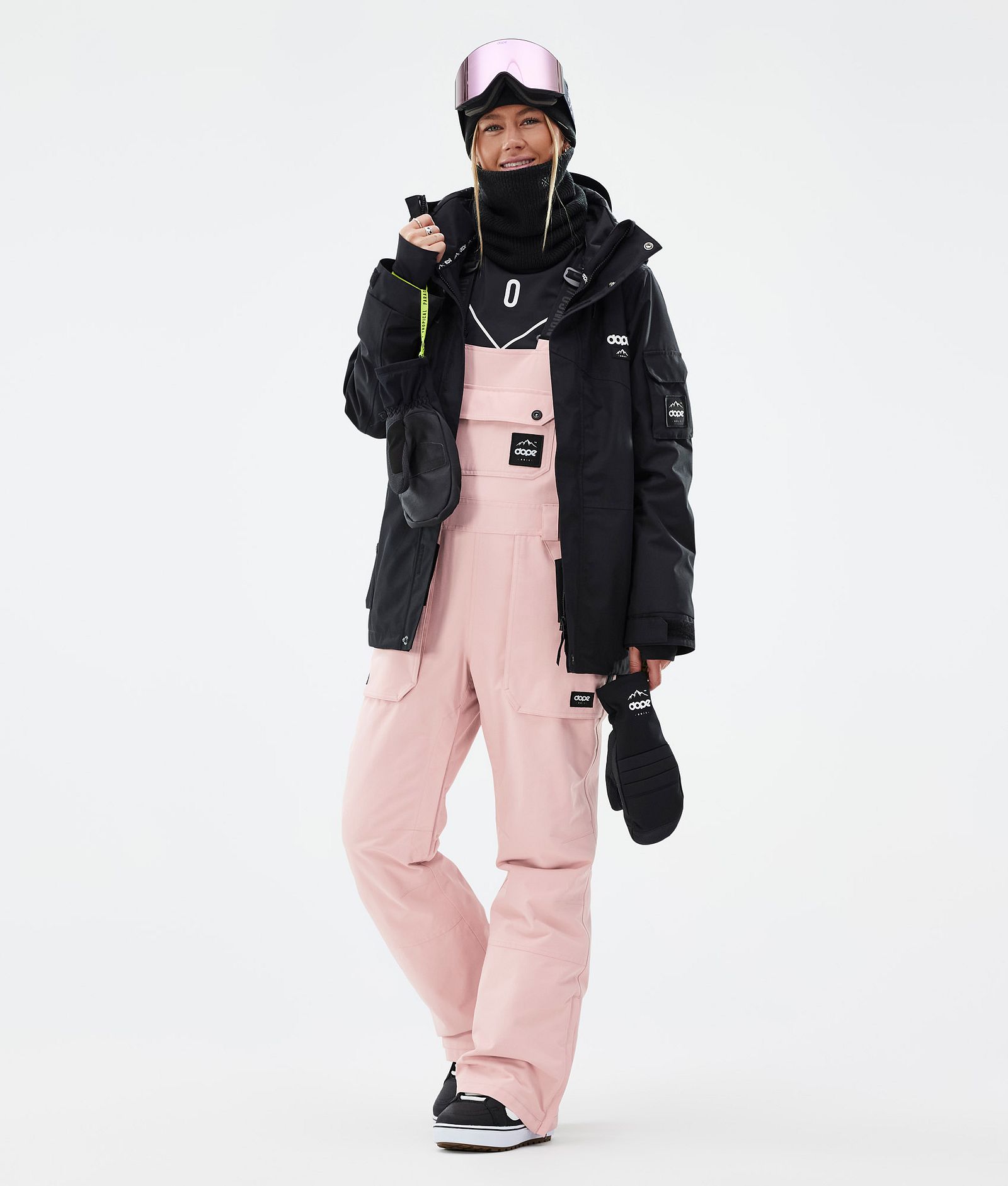 Dope Notorious B.I.B W Spodnie Snowboardowe Kobiety Soft Pink