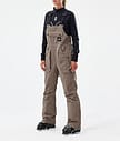 Dope Notorious B.I.B W Pantalones Esquí Mujer Walnut