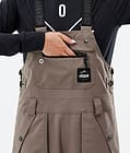 Dope Notorious B.I.B W Pantalon de Snowboard Femme Walnut, Image 6 sur 7