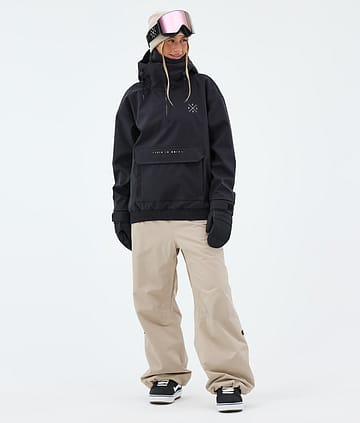 Dope Cyclone W Snowboard Outfit Black/Sand