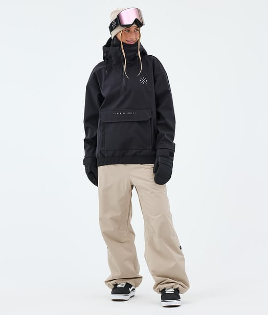 Dope Cyclone W Snowboard Outfit Black/Sand