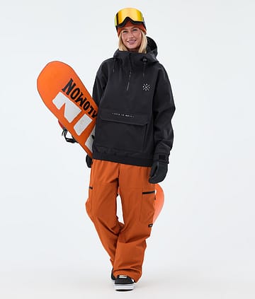 Dope Cyclone W Snowboard Outfit Black/Burned Orange