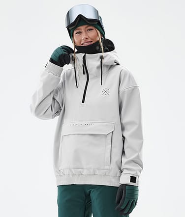 Dope Cyclone W Snowboard Jacket Women Light Grey
