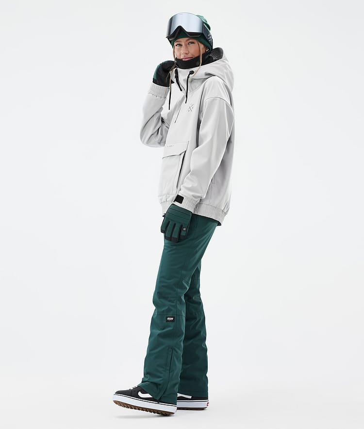 Dope Cyclone W Snowboard Jacket Women Light Grey