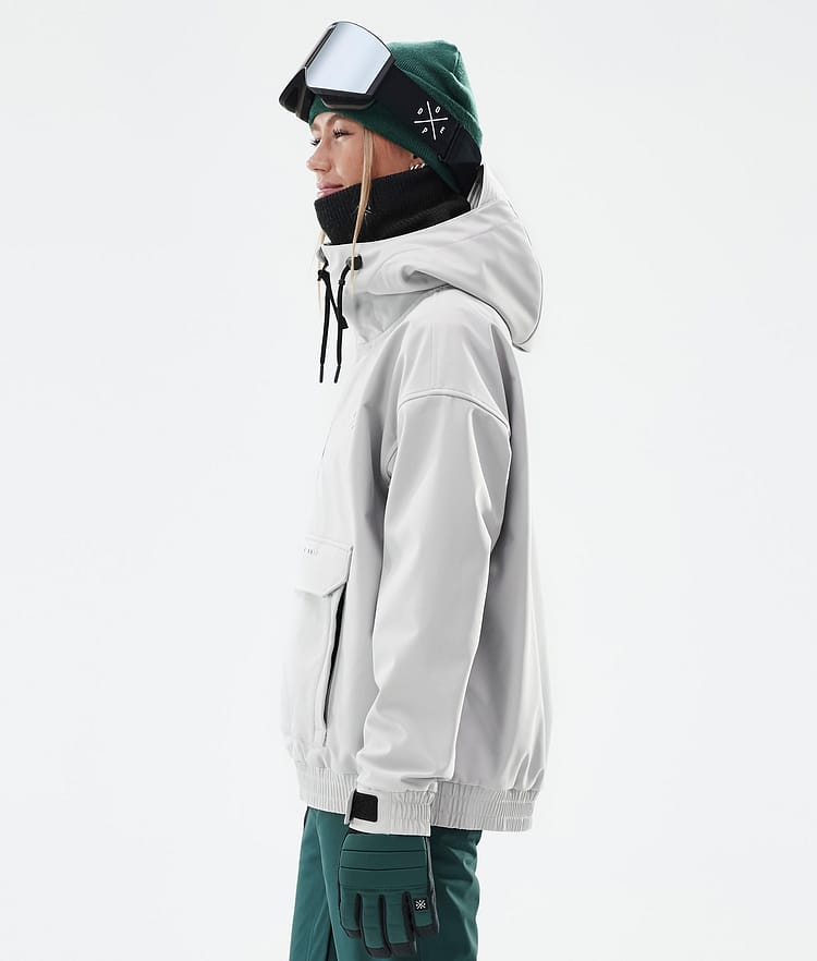 Dope Cyclone W Snowboard jas Dames Light Grey, Afbeelding 5 van 8
