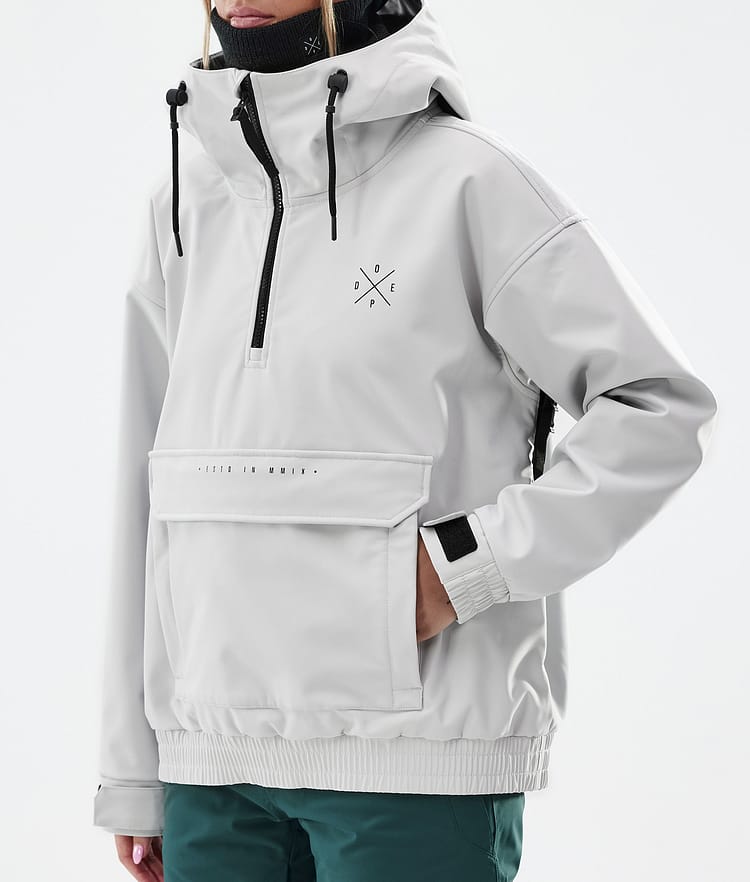 Dope Cyclone W Ski jas Dames Light Grey, Afbeelding 7 van 8