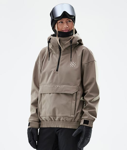 Dope Cyclone W Snowboard Jacket Women Walnut