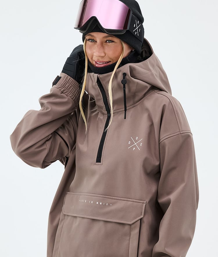Dope Cyclone W Snowboard jas Dames Walnut, Image 4 of 8