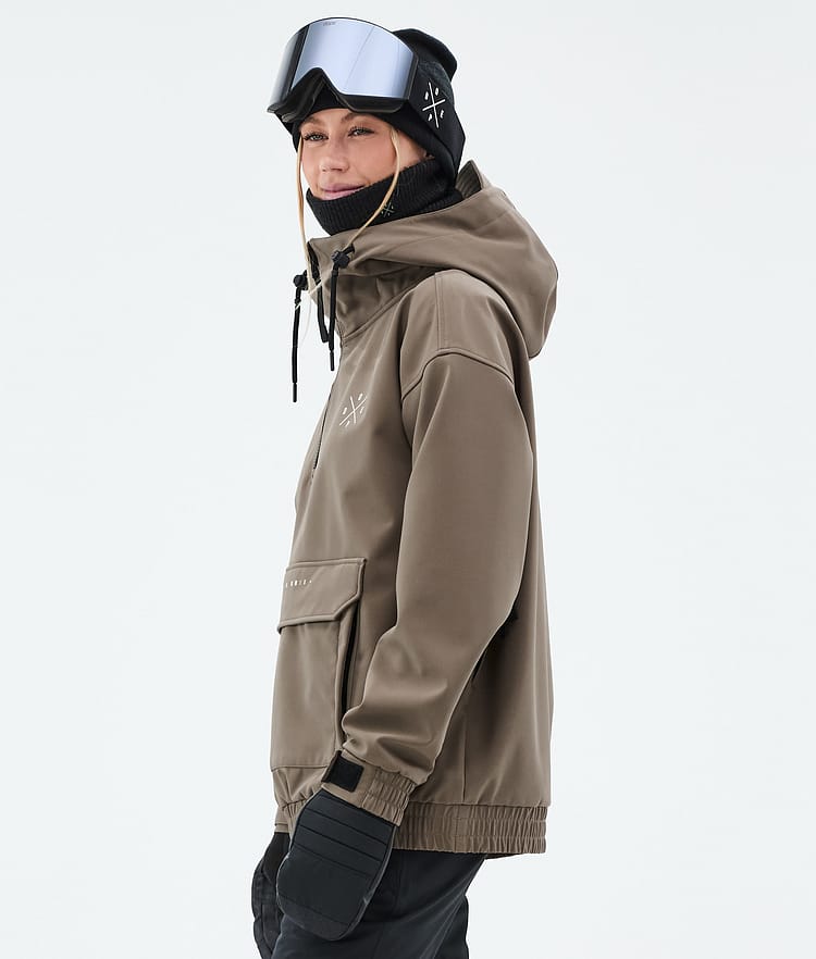 Dope Cyclone W Ski jas Dames Walnut, Afbeelding 6 van 9