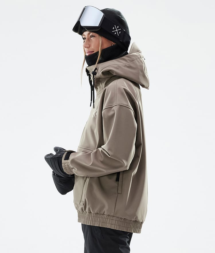 Dope Cyclone W Ski Jacket Women Walnut