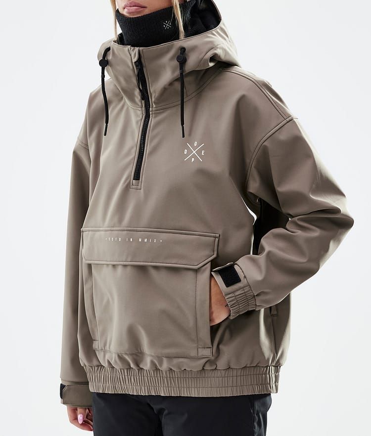 Dope Cyclone W Ski Jacket Women Walnut