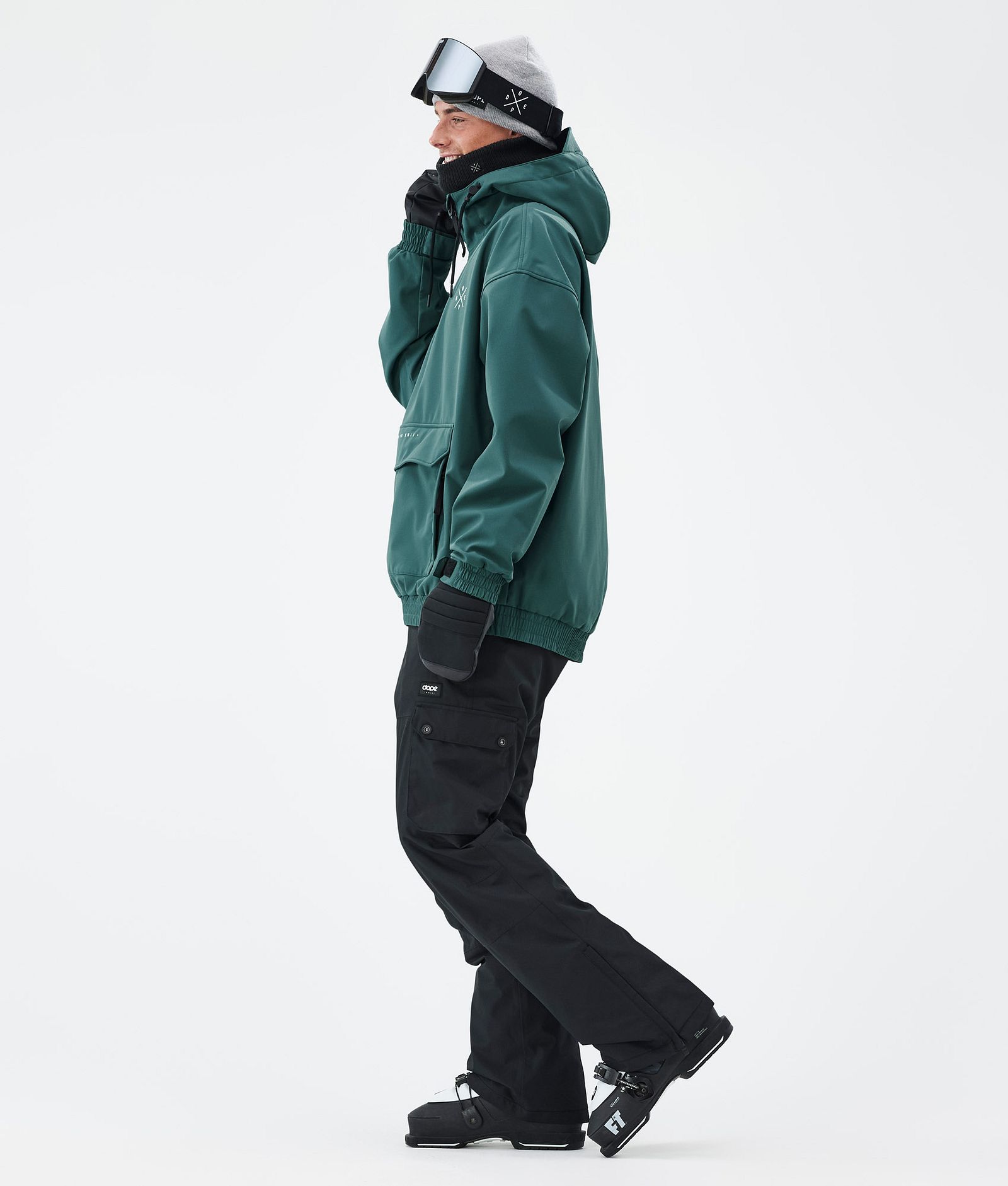 Dope Cyclone Veste de Ski Homme Bottle Green, Image 4 sur 9