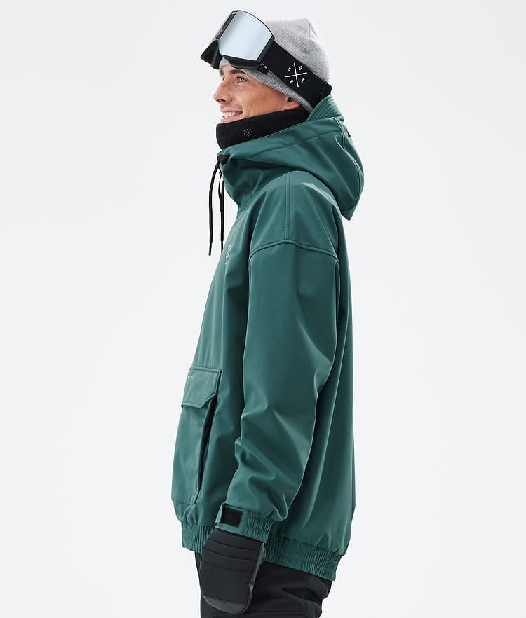 Dope Cyclone Snowboard Jacket Men Bottle Green, Image 6 of 9